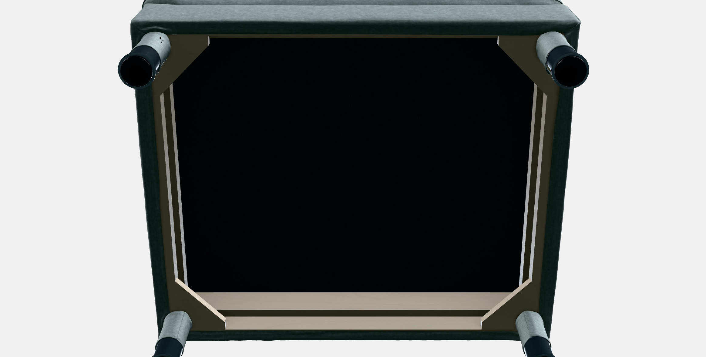 LANDSKRONA Footstool 5 Low-poly 3D model_6