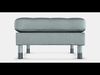 LANDSKRONA Footstool 5 Low-poly 3D model_1