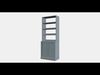 HAVSTA Storage combination 3 Low-poly 3D model_1
