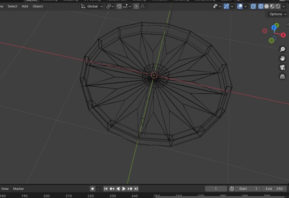 watch dice Low-poly 3D model_4