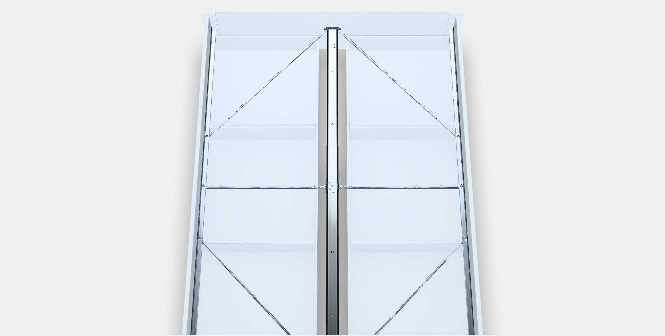 SONGESAND Bed frame with 4 storage boxes 5 Low-poly 3D model_6