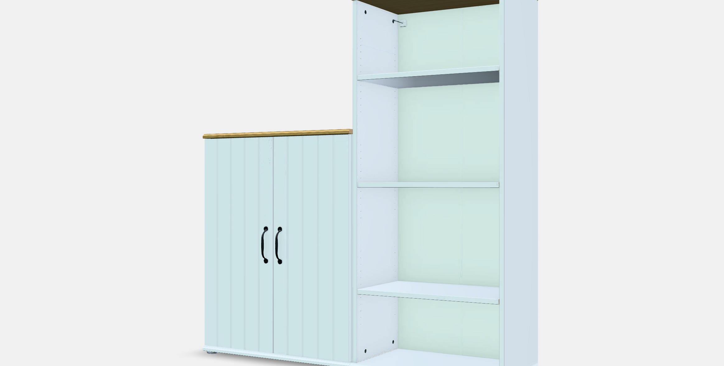 SKRUVBY Storage combination Low-poly 3D model_13