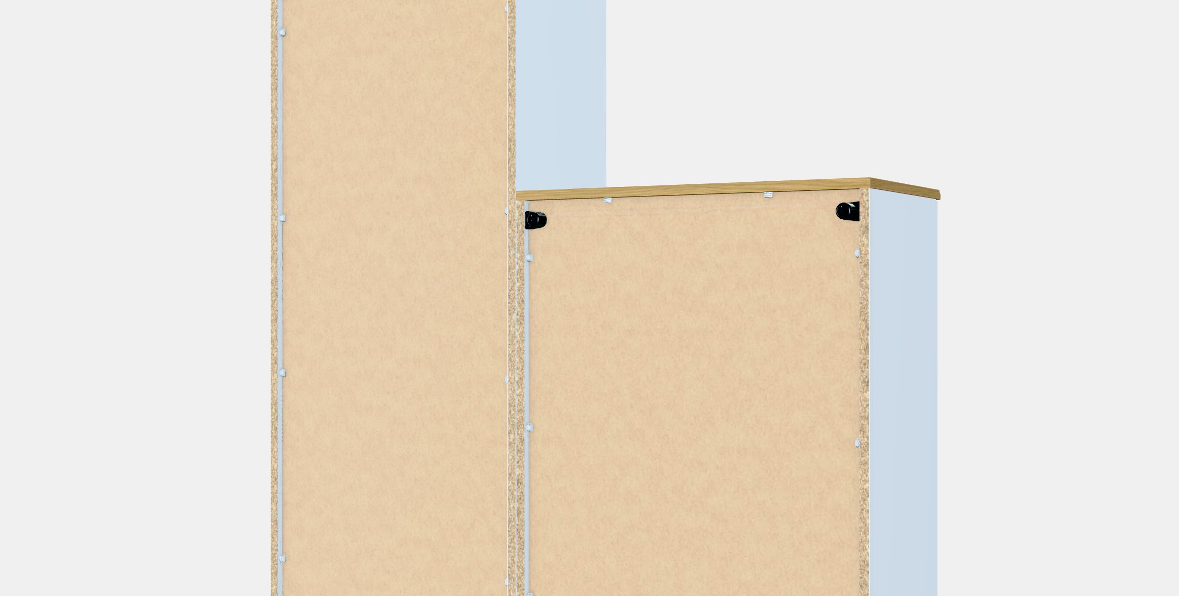 SKRUVBY Storage combination Low-poly 3D model_7