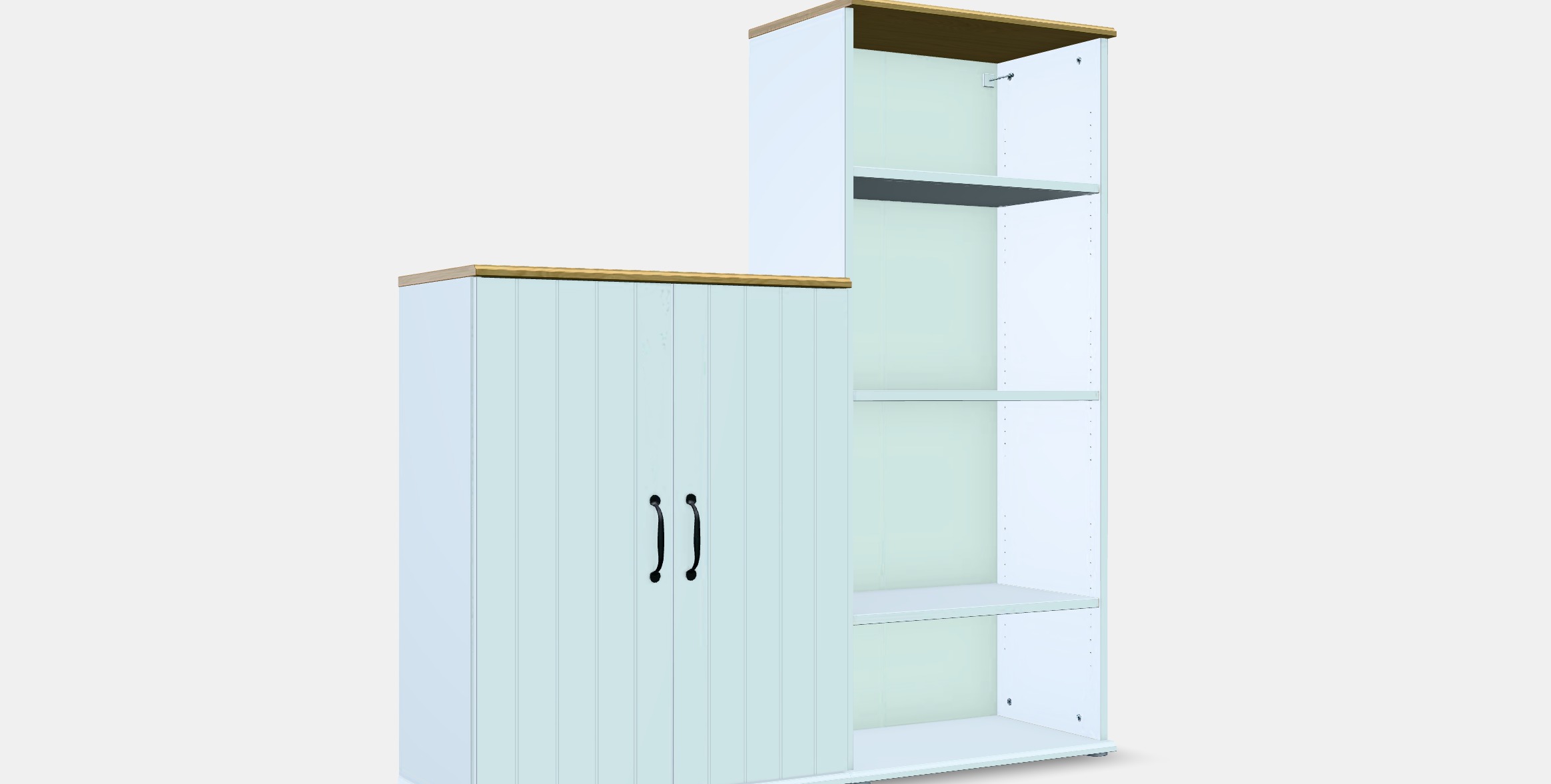 SKRUVBY Storage combination Low-poly 3D model_9