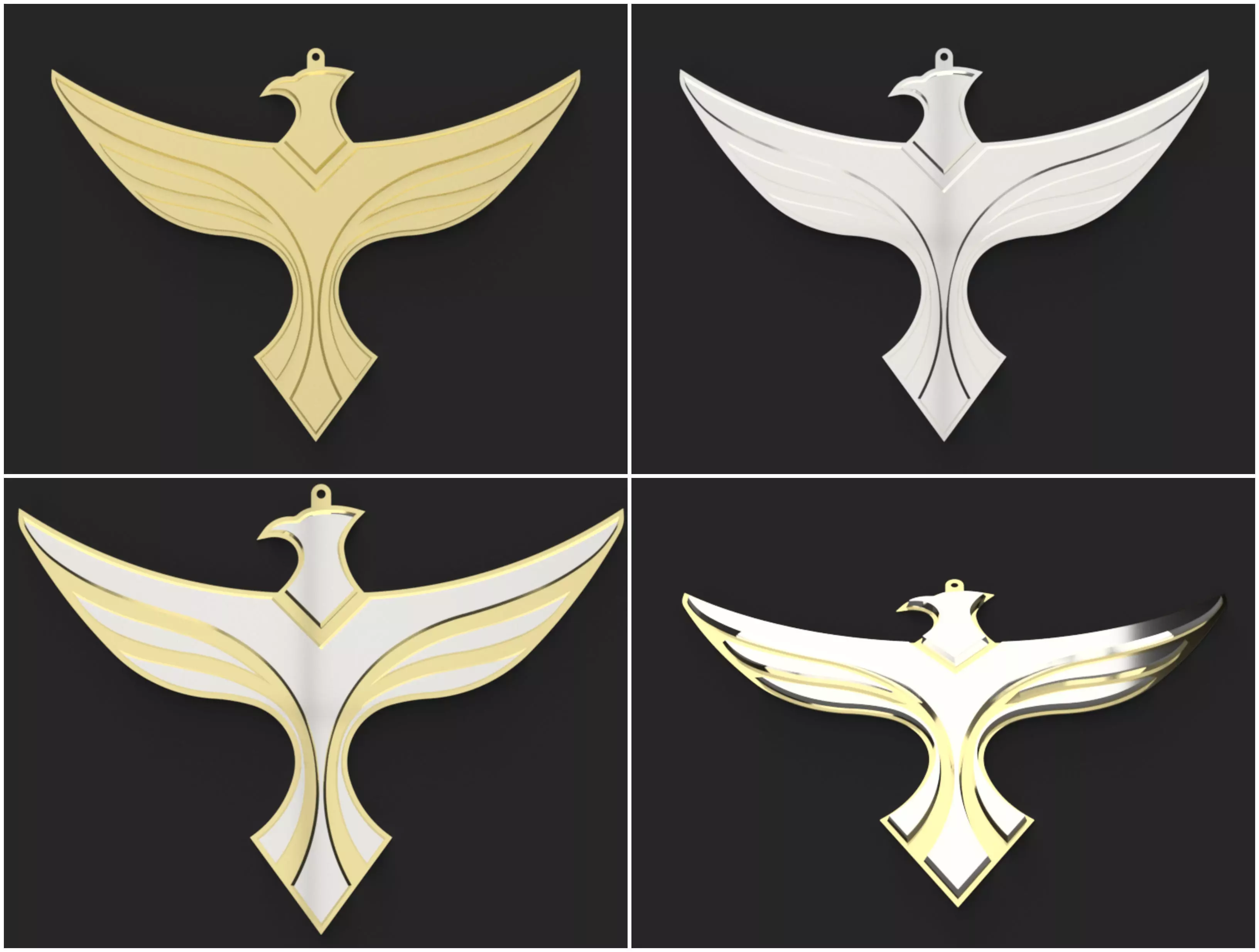Phoenix logo 2 3D model