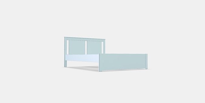 SONGESAND Bed frame 16 Low-poly 3D model