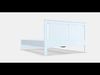 SONGESAND Bed frame 16 Low-poly 3D model_1