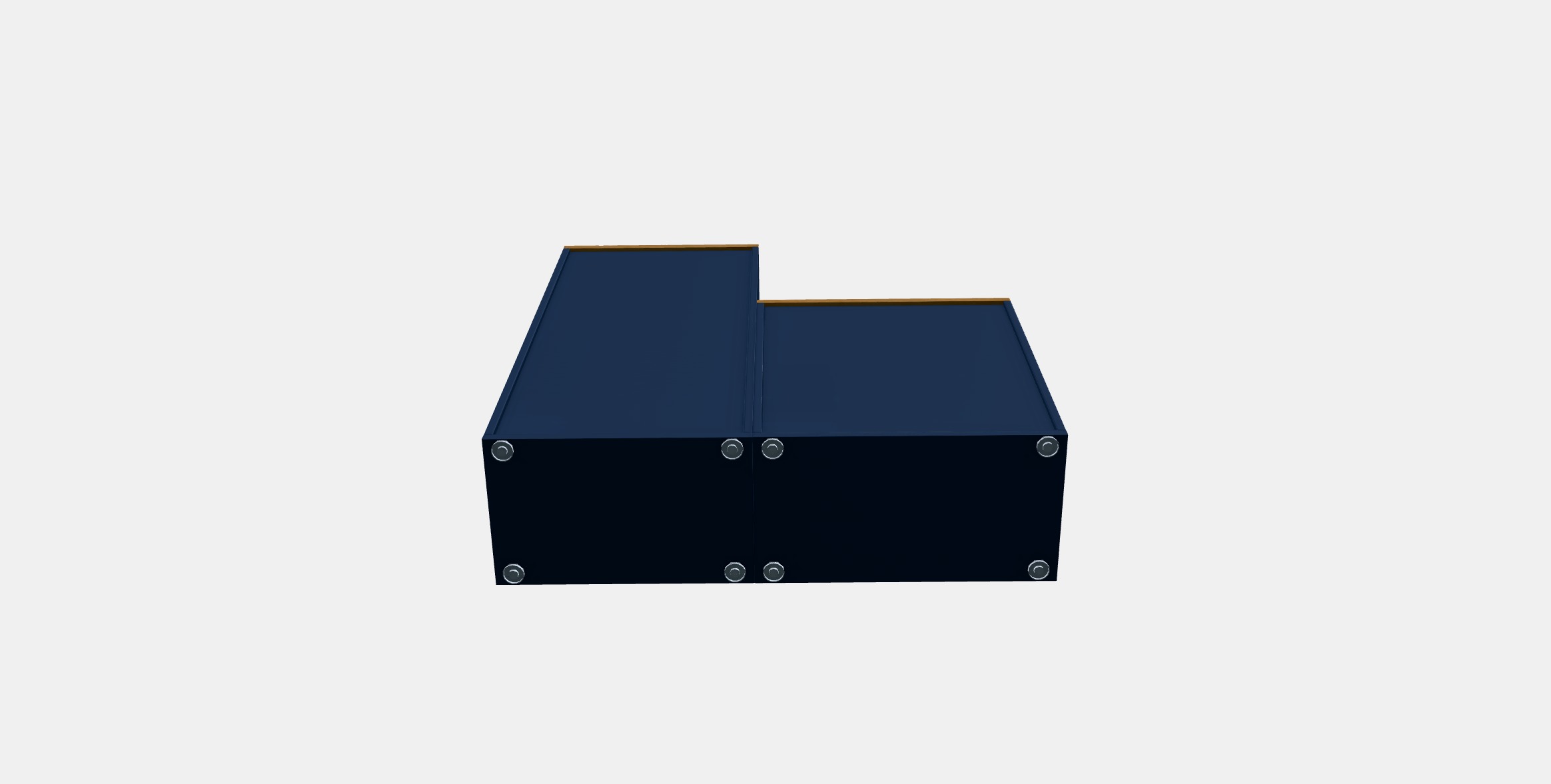 SKRUVBY Storage combination 1 Low-poly 3D model_7