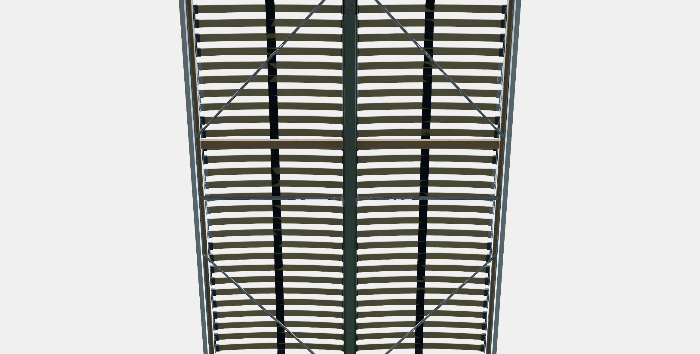 SONGESAND Bed frame 18 Low-poly 3D model_8