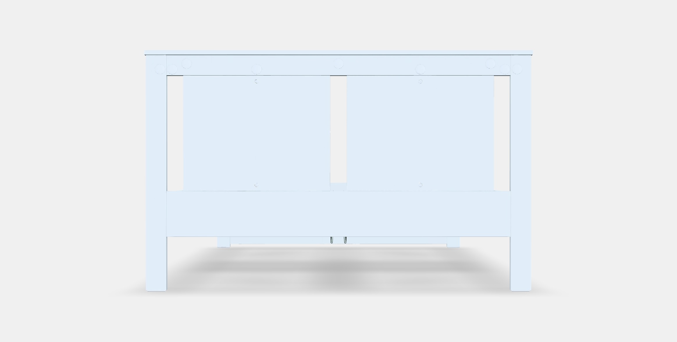 SONGESAND Bed frame 18 Low-poly 3D model_15