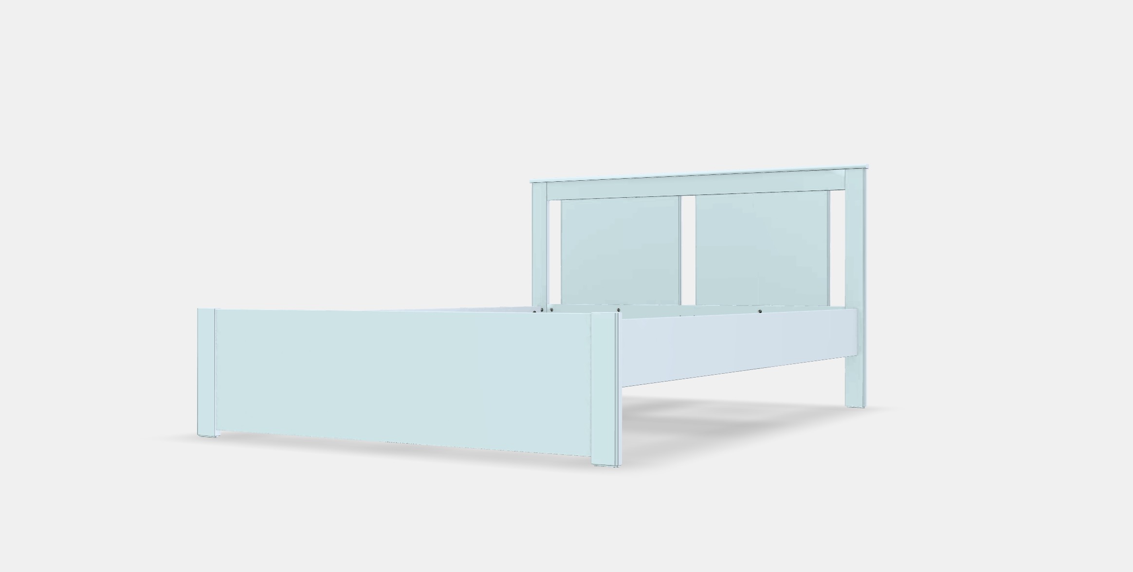 SONGESAND Bed frame 18 Low-poly 3D model_13