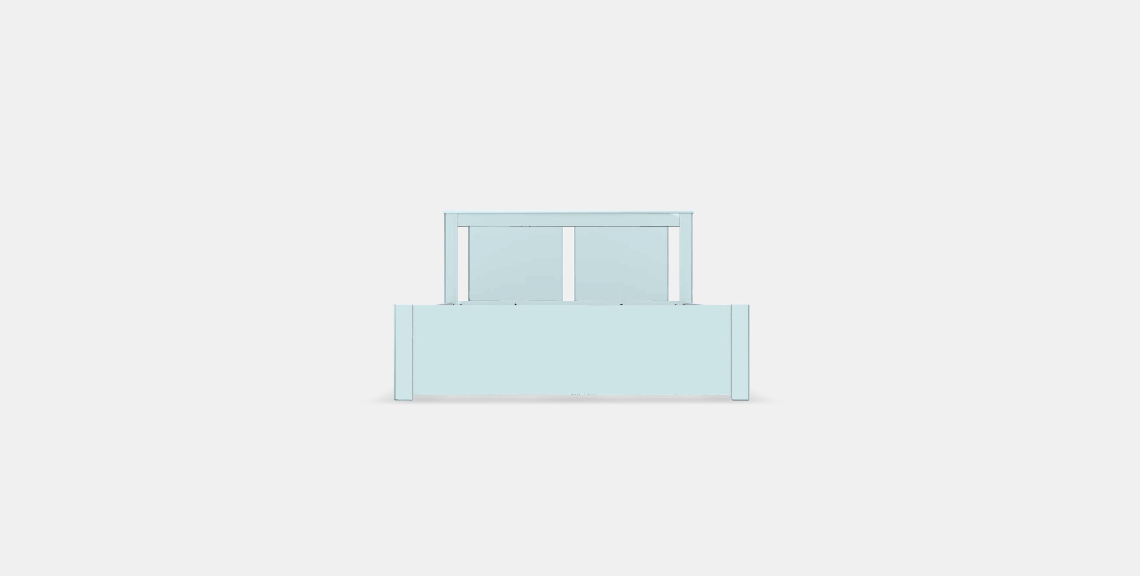 SONGESAND Bed frame 18 Low-poly 3D model_10