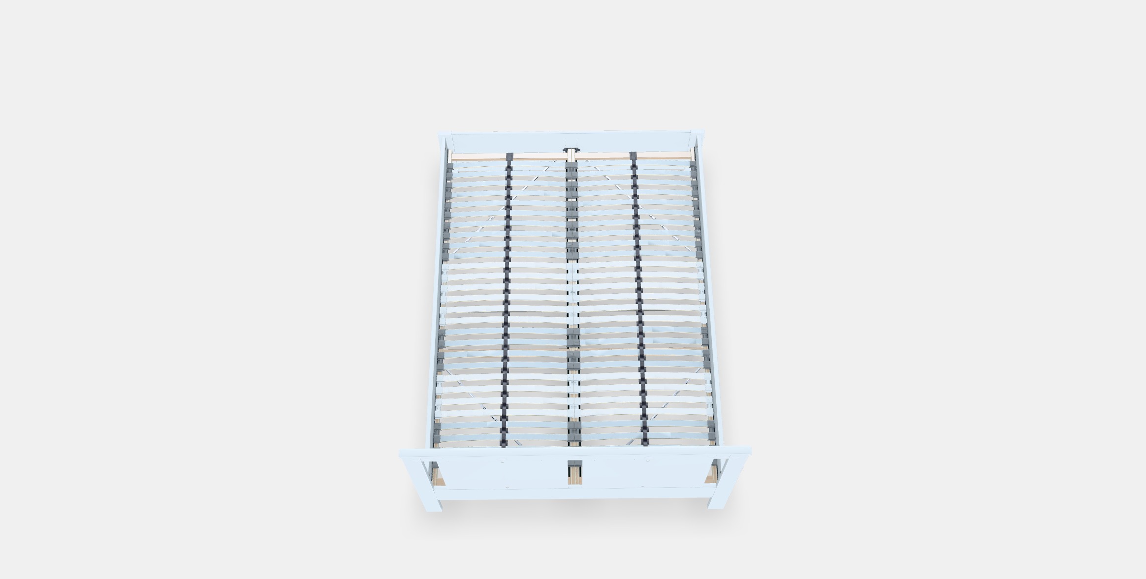 SONGESAND Bed frame 18 Low-poly 3D model_3