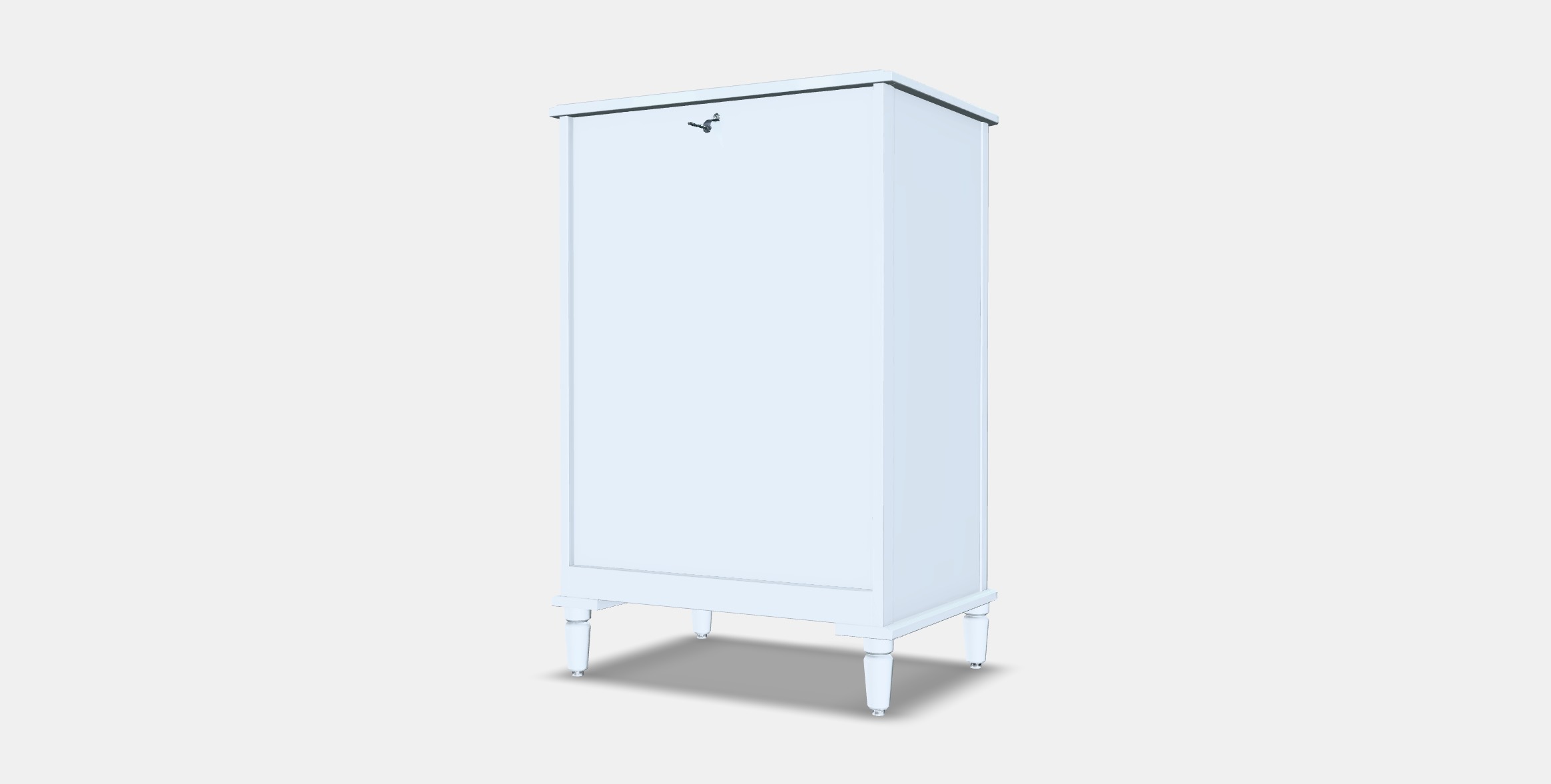 TYSSEDAL Chest of 4 drawers 1 Low-poly 3D model_5