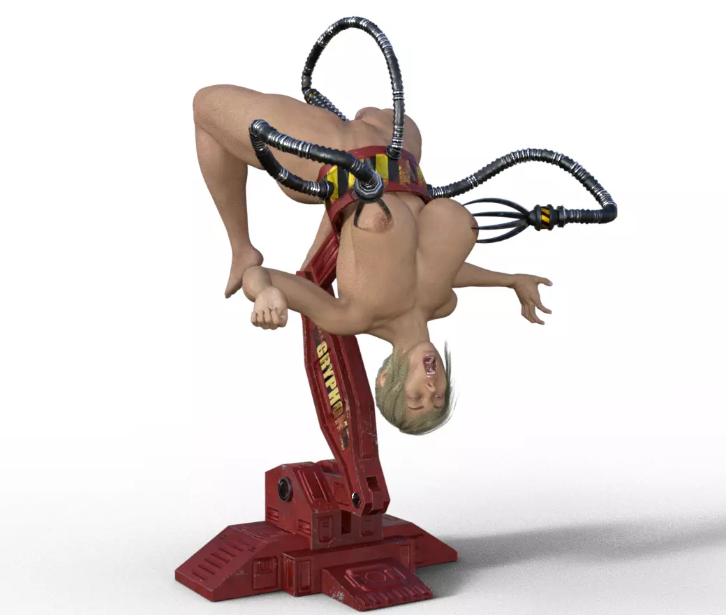 robot machine for women 3D print model_0