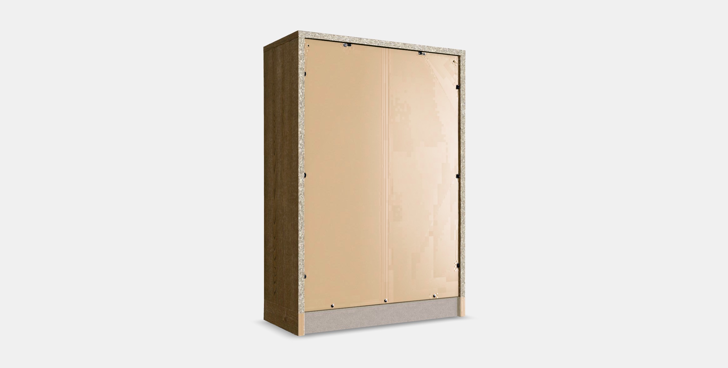 TONSTAD Cabinet with sliding doors Low-poly 3D model_16