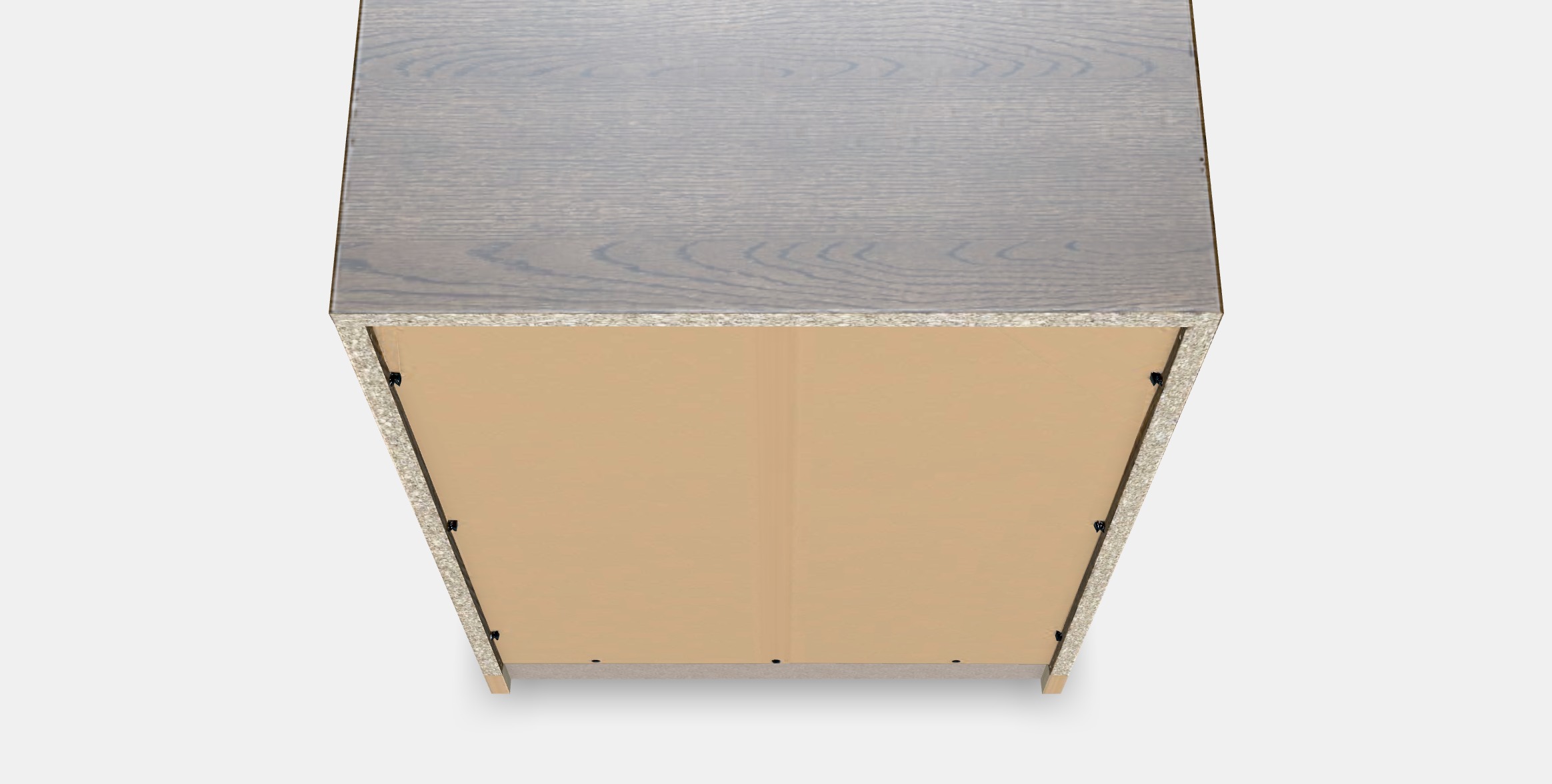 TONSTAD Cabinet with sliding doors Low-poly 3D model_7