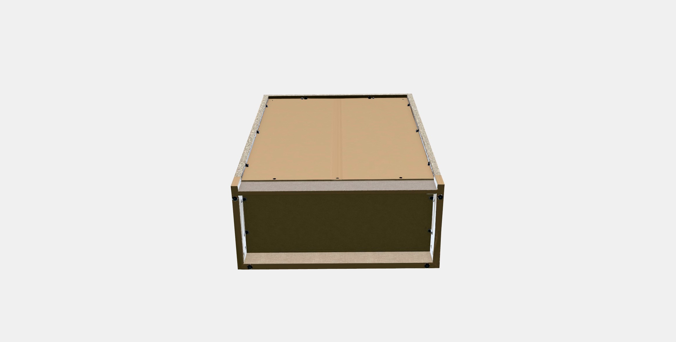 TONSTAD Cabinet with sliding doors Low-poly 3D model_5