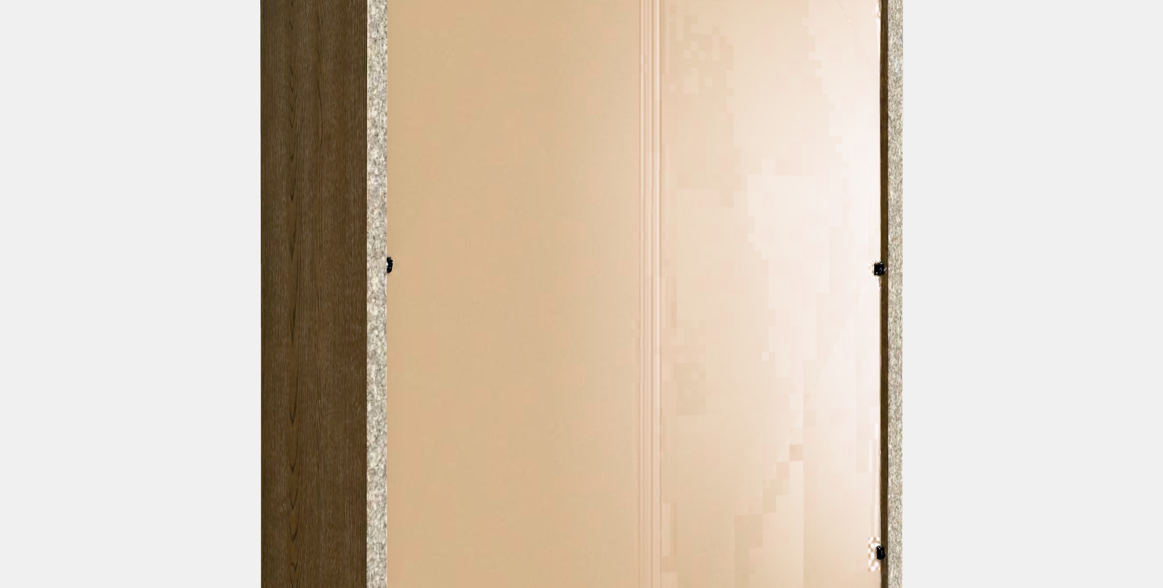 TONSTAD Cabinet with sliding doors Low-poly 3D model_4