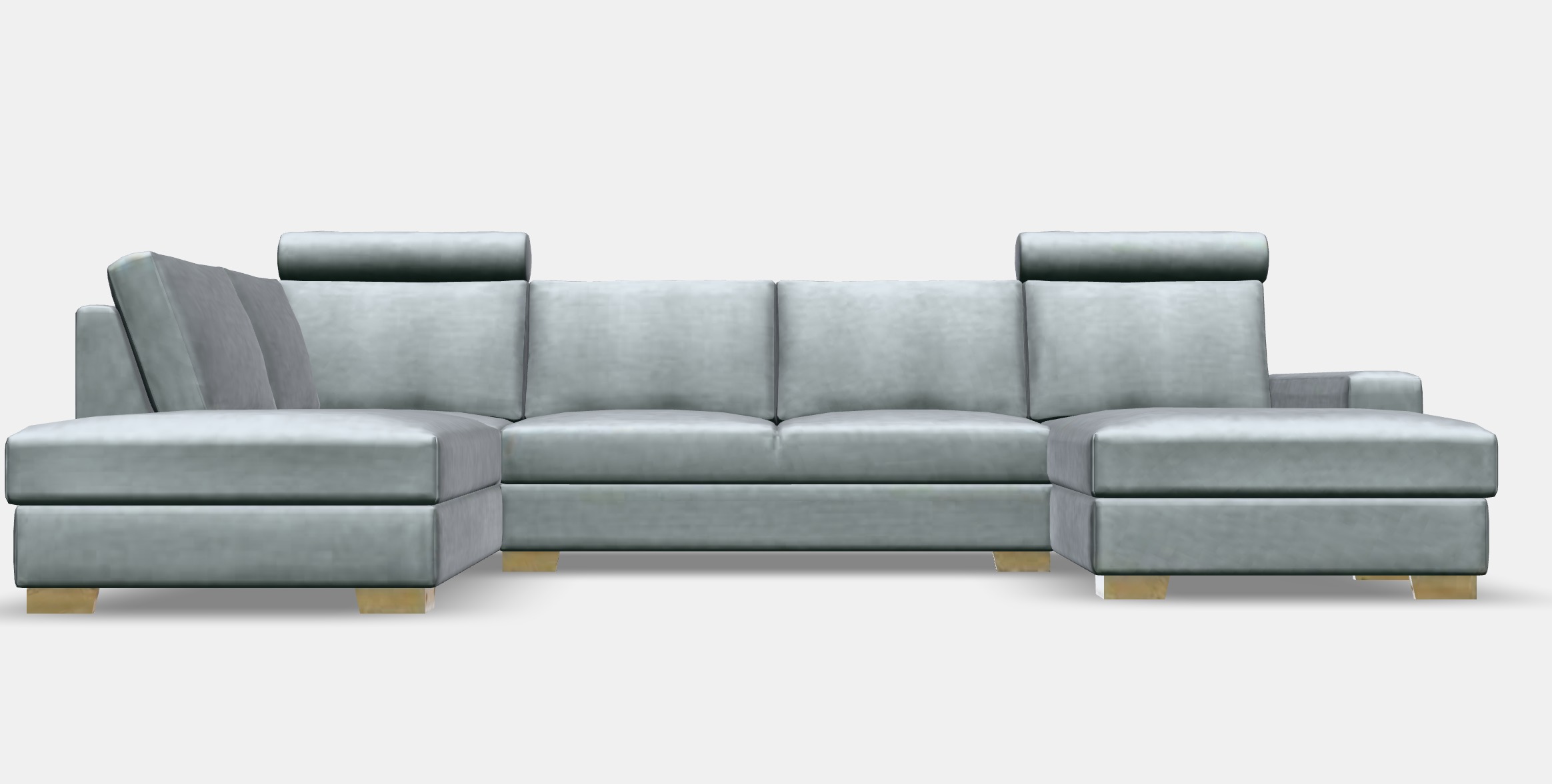 SORVALLEN Corner sofa 4-seat Low-poly 3D model_11
