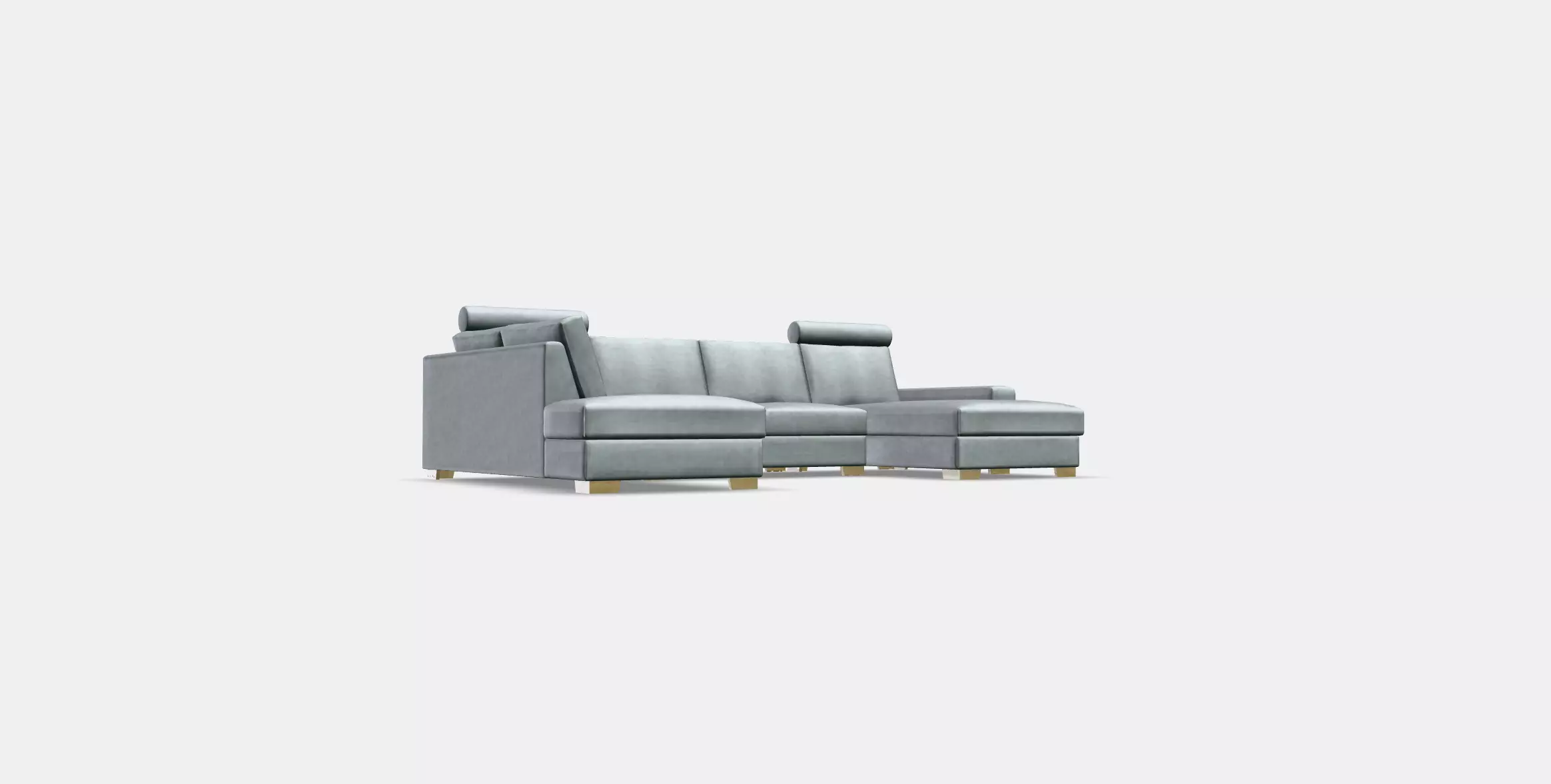 SORVALLEN Corner sofa 4-seat Low-poly 3D model_0