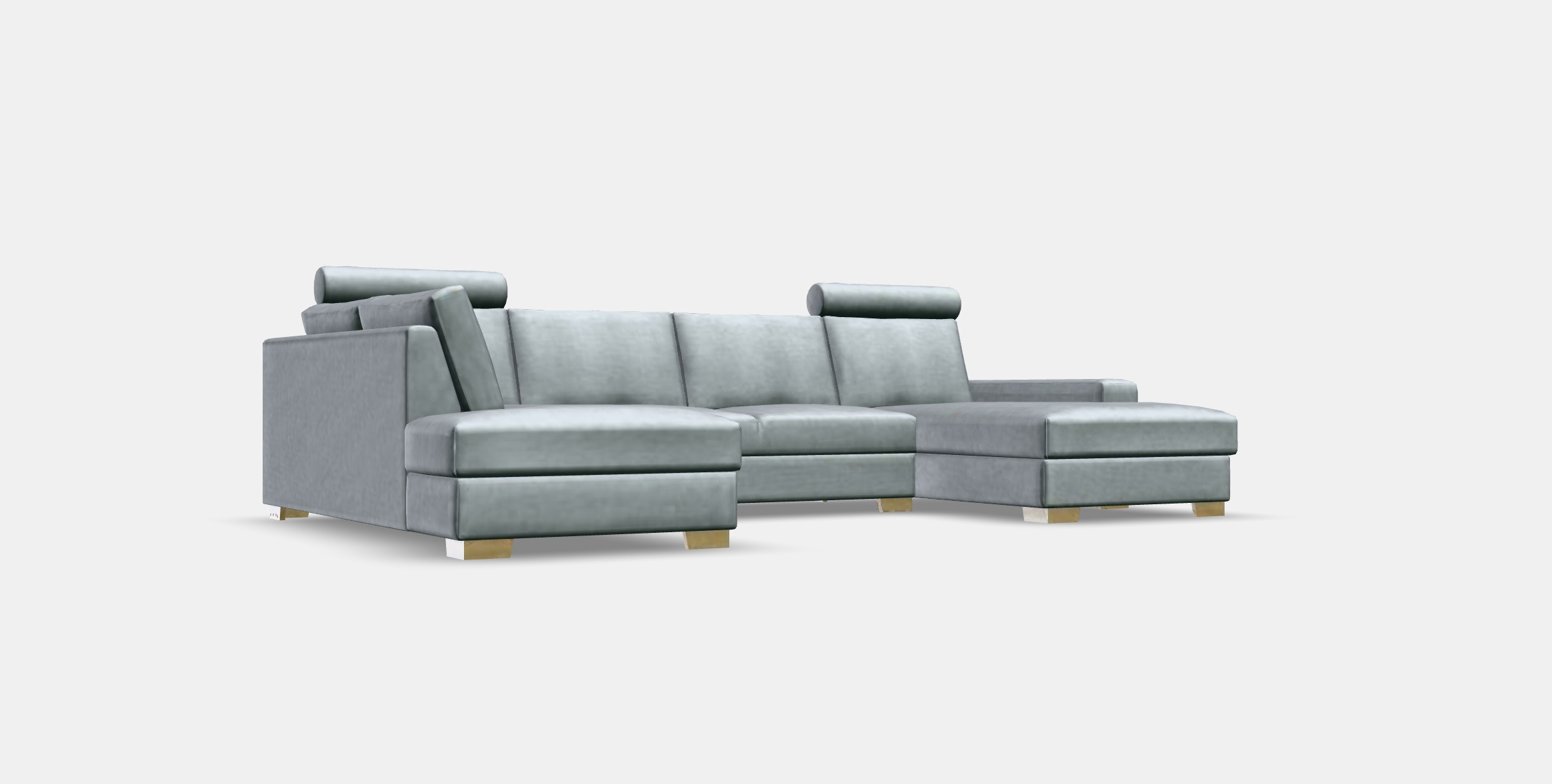SORVALLEN Corner sofa 4-seat Low-poly 3D model_9