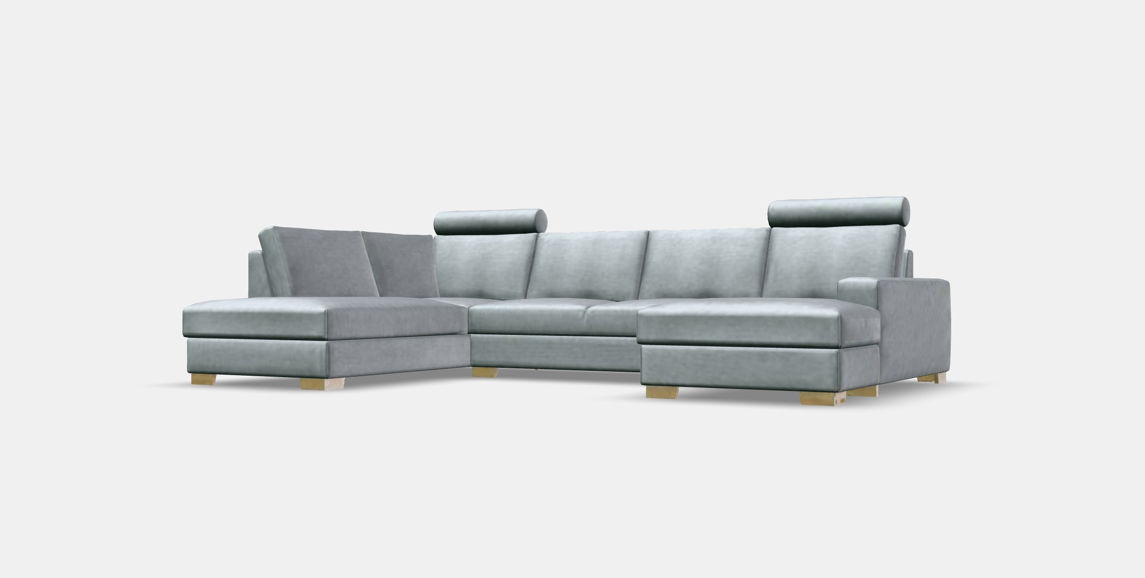 SORVALLEN Corner sofa 4-seat Low-poly 3D model_13