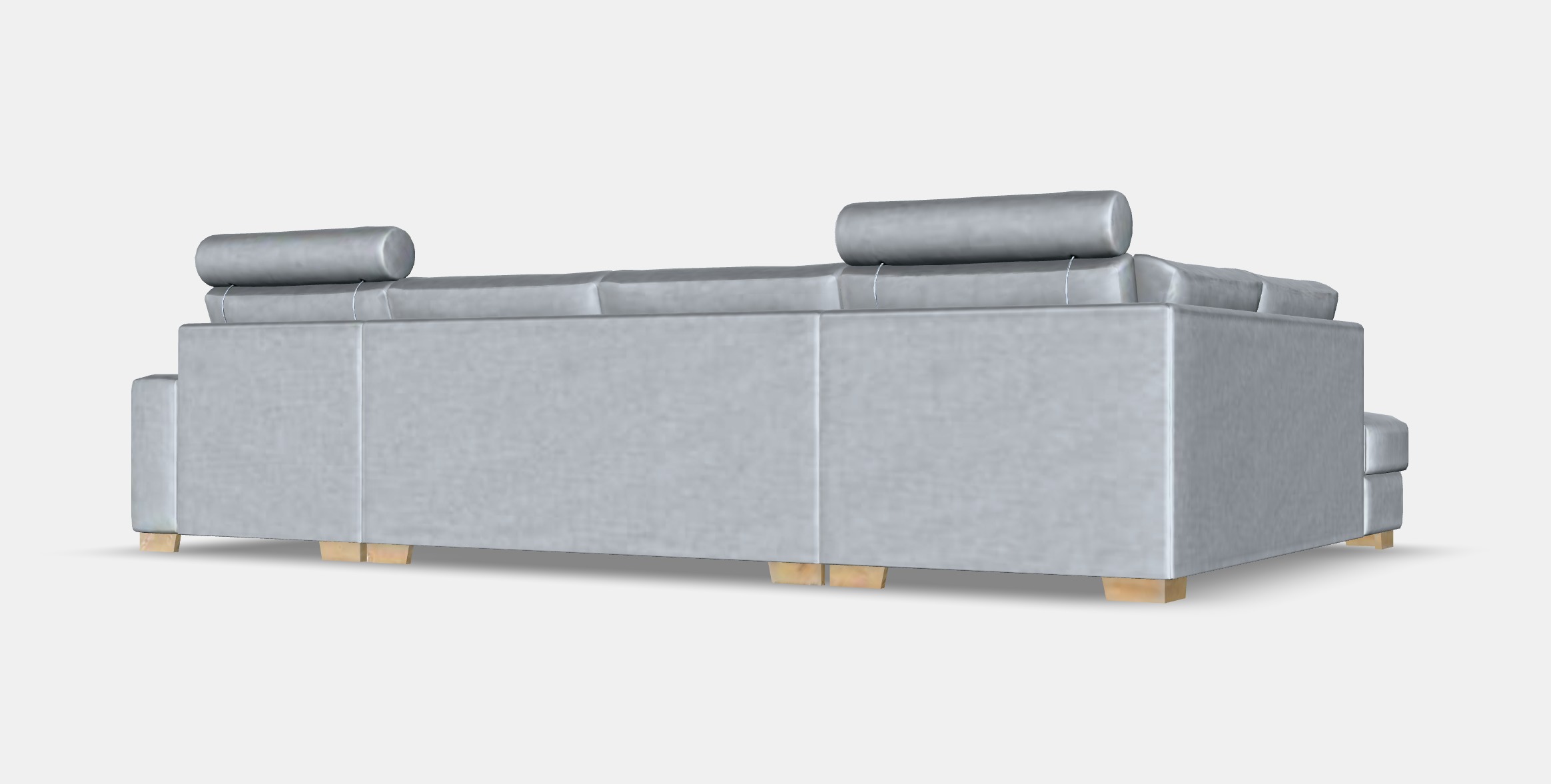 SORVALLEN Corner sofa 4-seat Low-poly 3D model_6