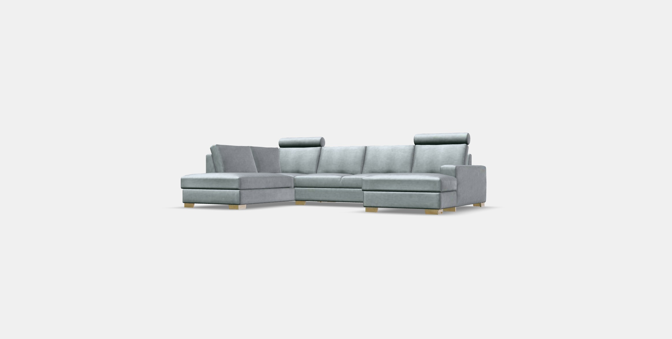 SORVALLEN Corner sofa 4-seat Low-poly 3D model_12