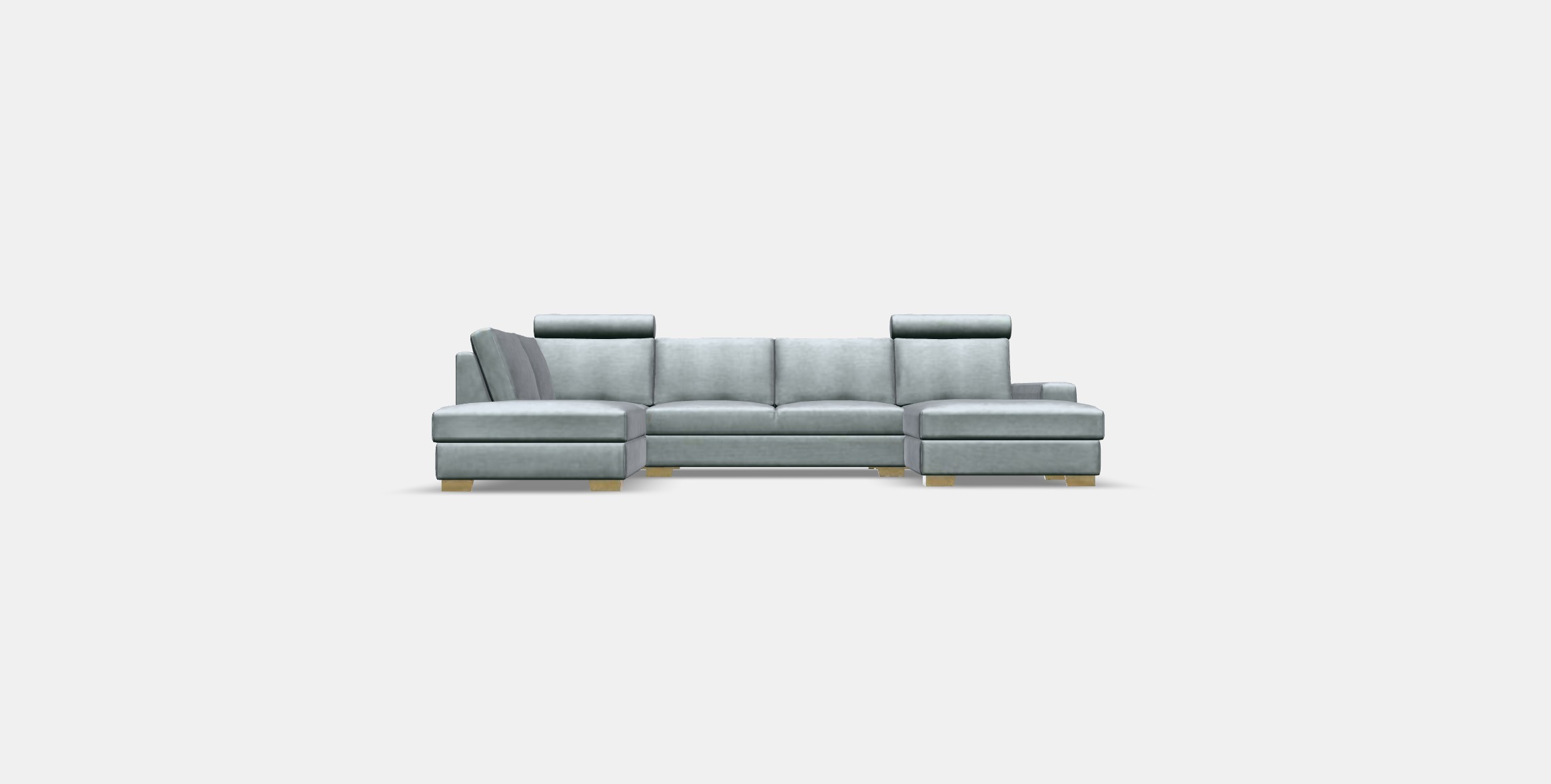 SORVALLEN Corner sofa 4-seat Low-poly 3D model_10