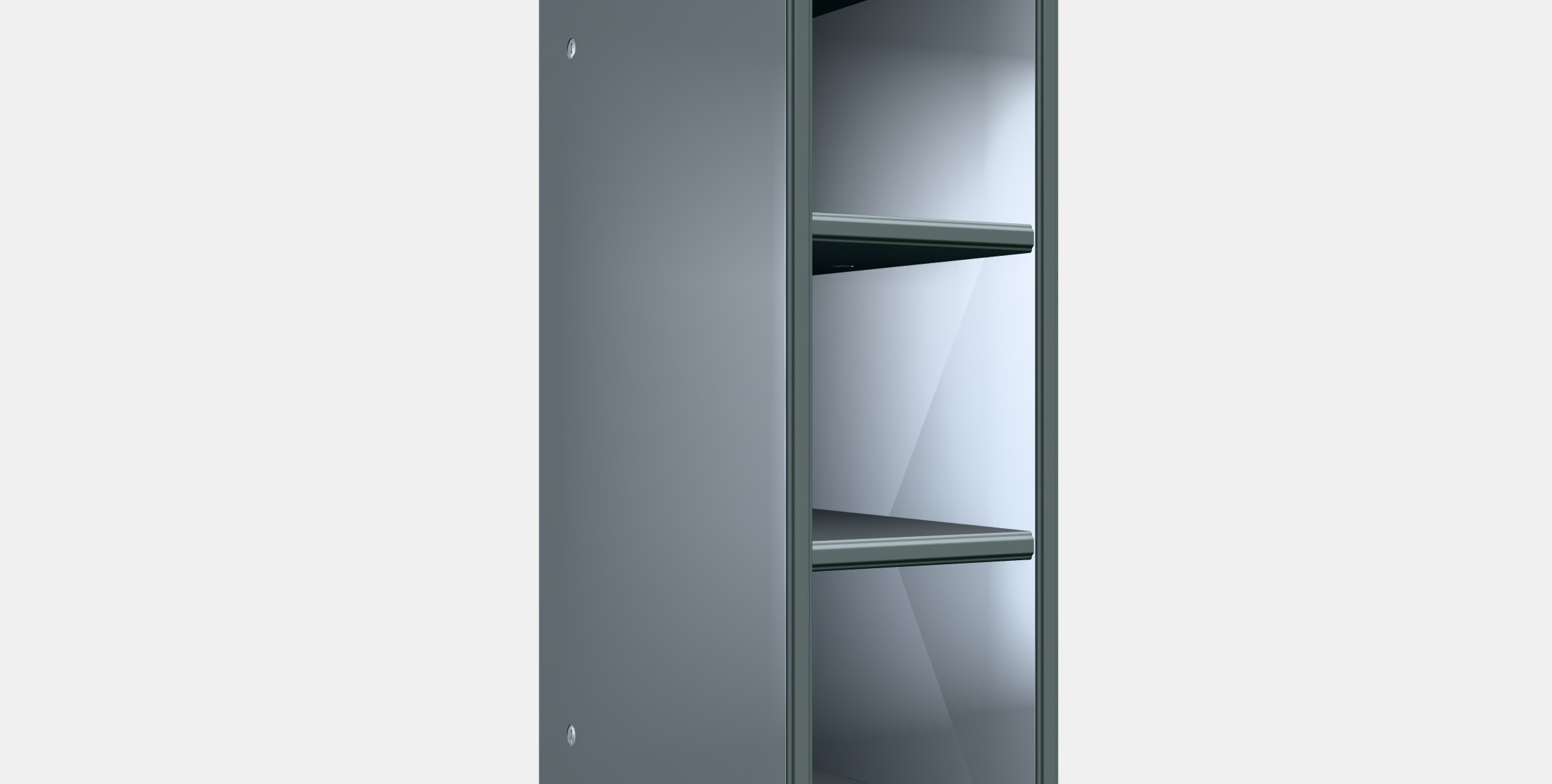 TORNVIKEN Open cabinet 2 Low-poly 3D model_9