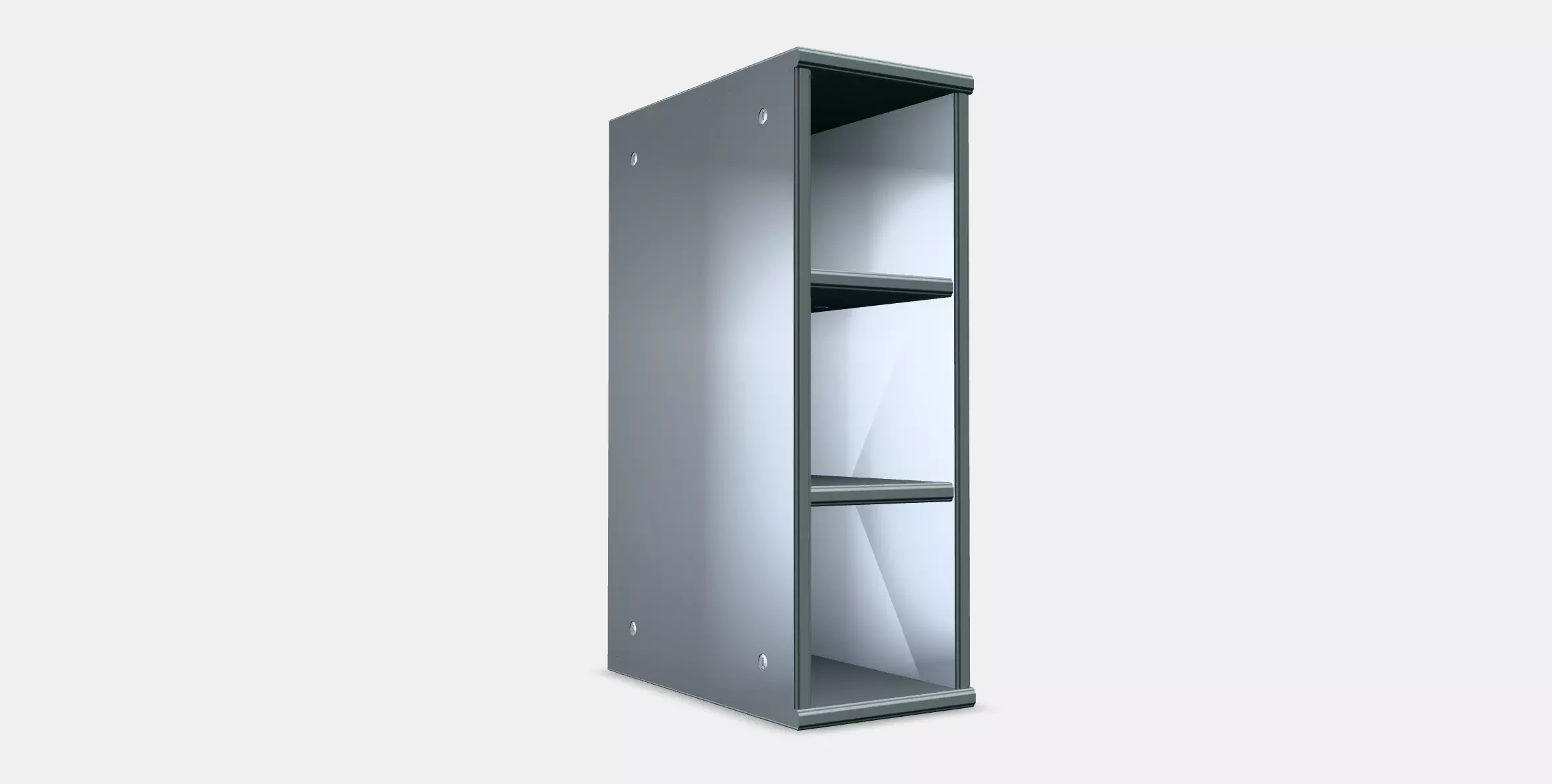 TORNVIKEN Open cabinet 2 Low-poly 3D model_0