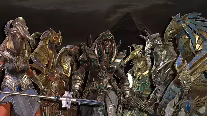 Egyptian Gods Collection 