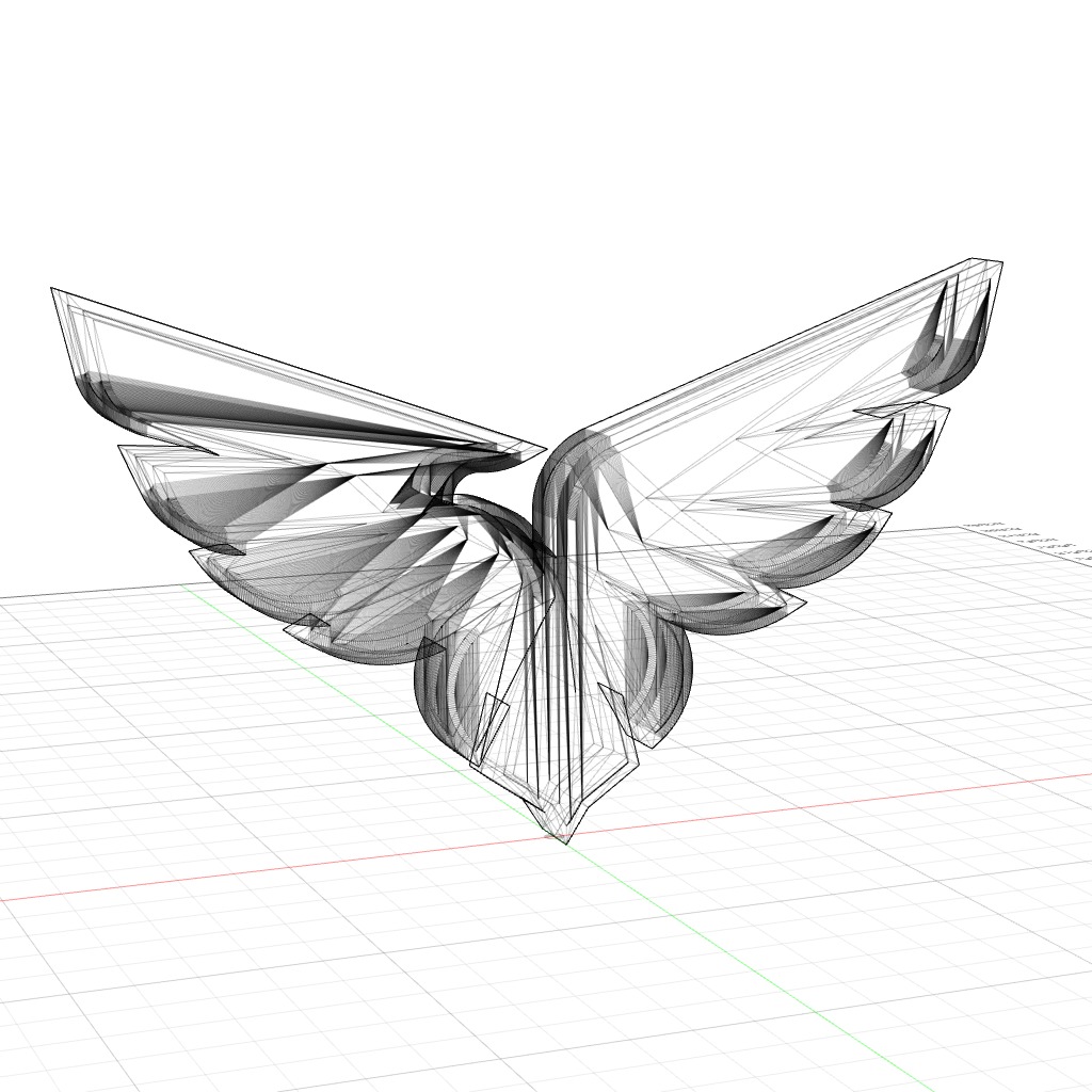 Phoenix logo 3 3D model_9