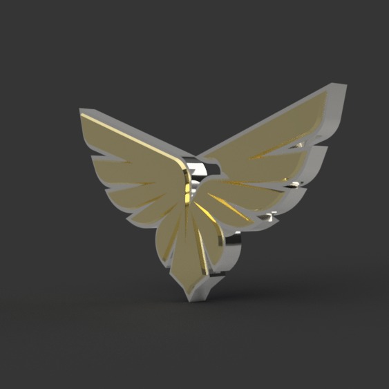 Phoenix logo 3 3D model_6