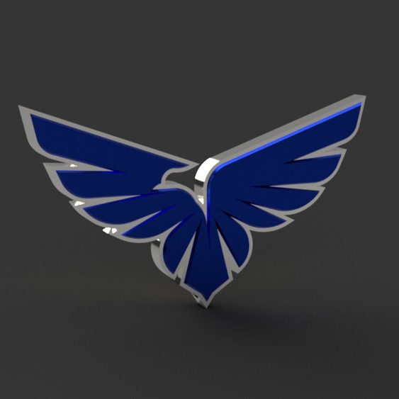 Phoenix logo 3 3D model_7