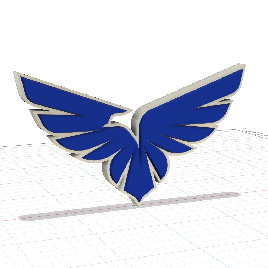Phoenix logo 3 3D model_8