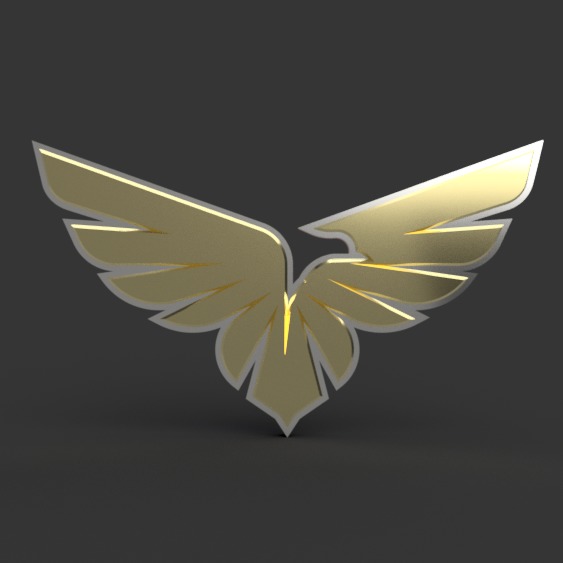 Phoenix logo 3 3D model_5