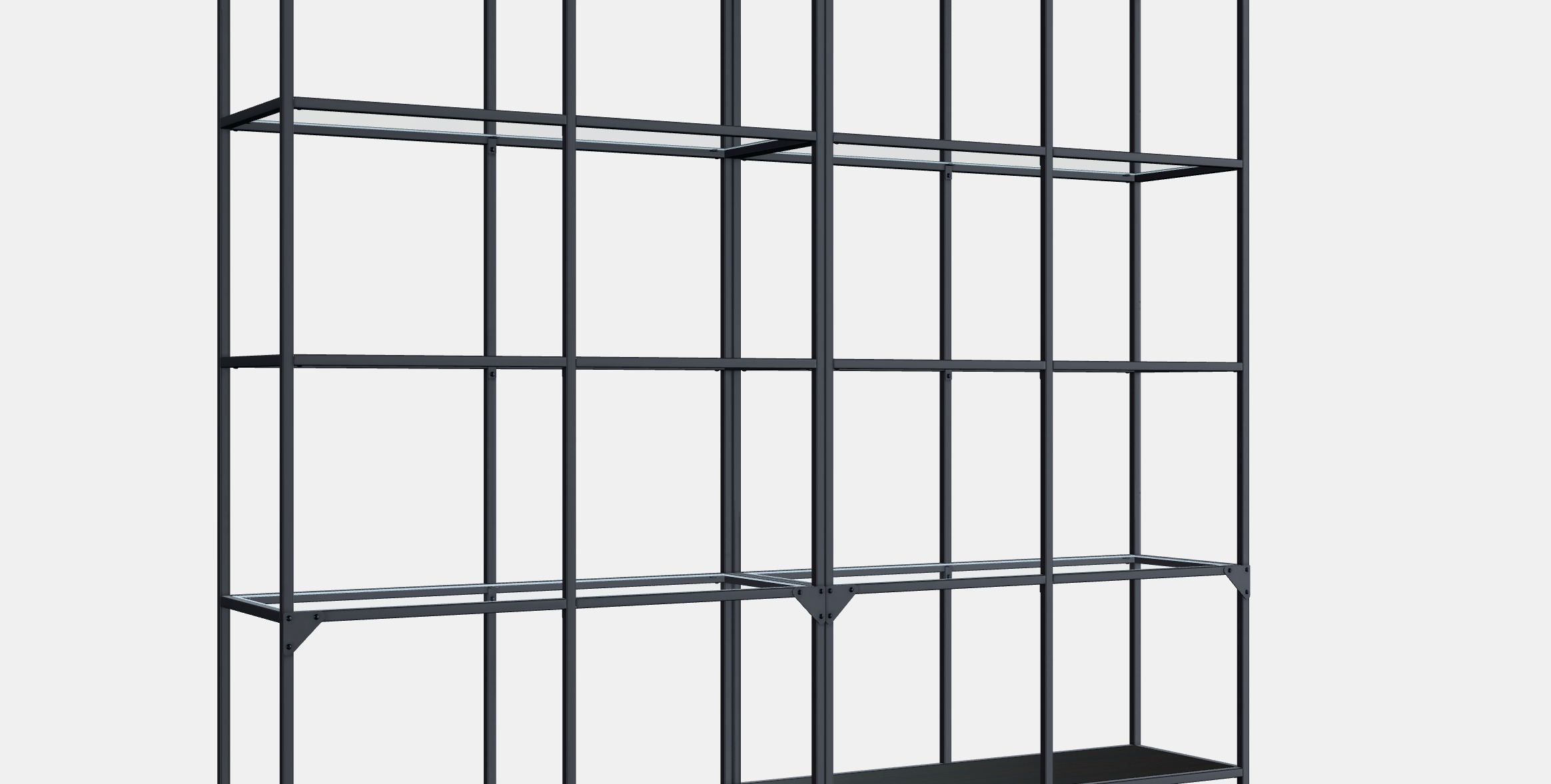 VITTSJO Storage combination 1 Low-poly 3D model_2