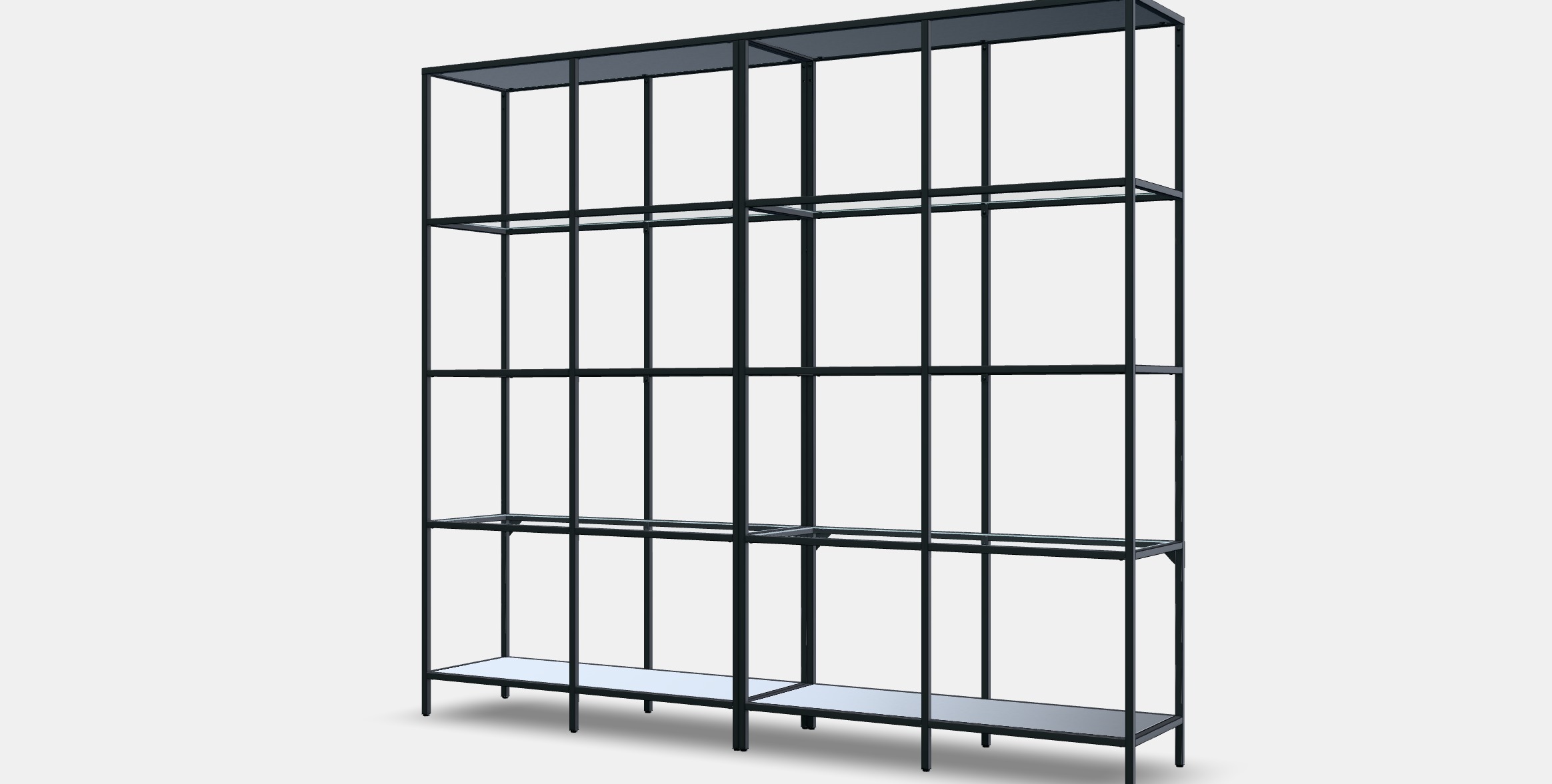 VITTSJO Storage combination 1 Low-poly 3D model_13