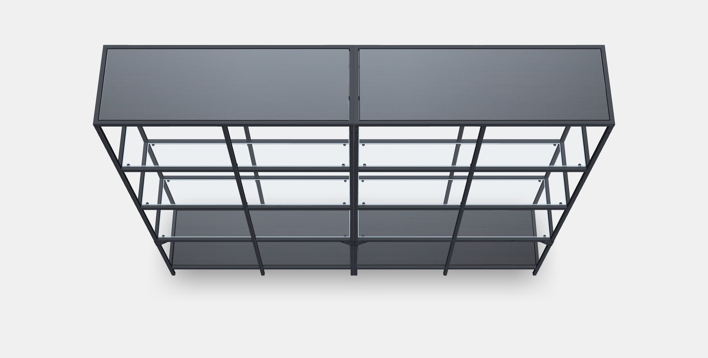 VITTSJO Storage combination 1 Low-poly 3D model_5