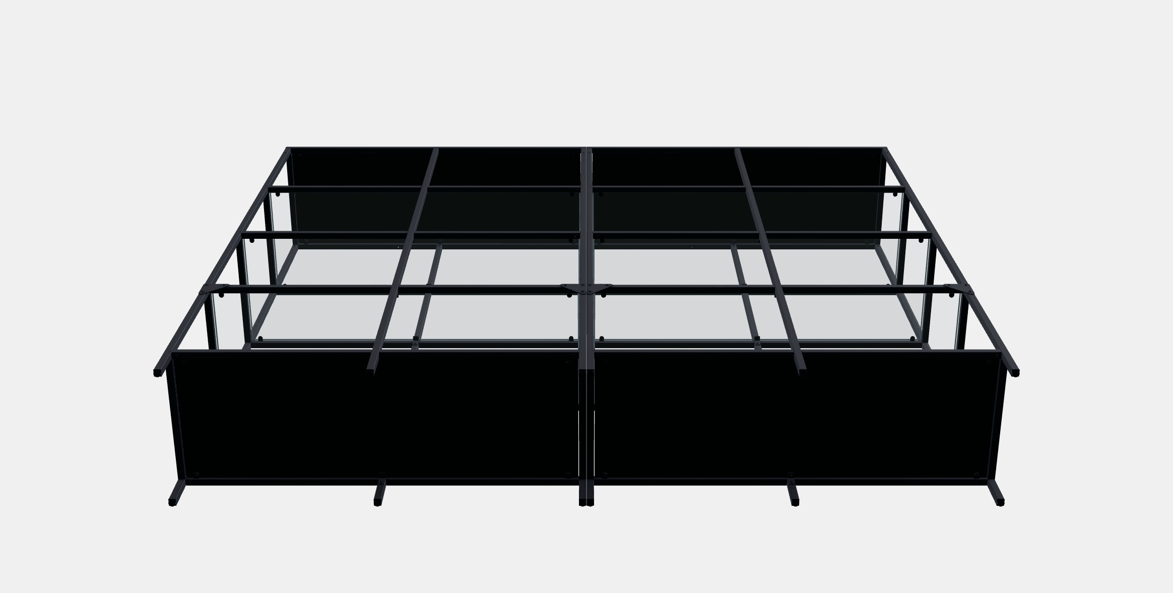 VITTSJO Storage combination 1 Low-poly 3D model_8