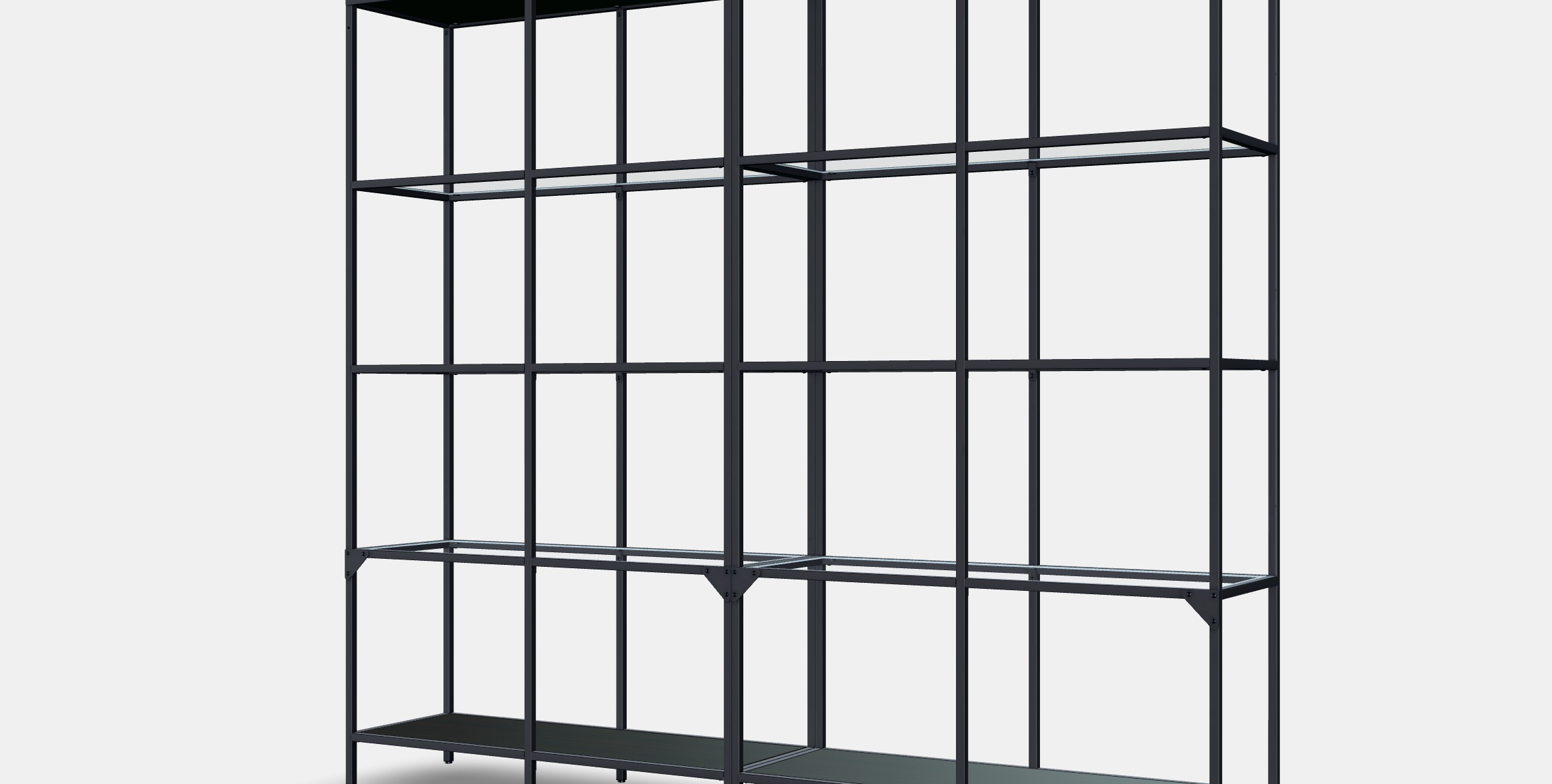 VITTSJO Storage combination 1 Low-poly 3D model_6