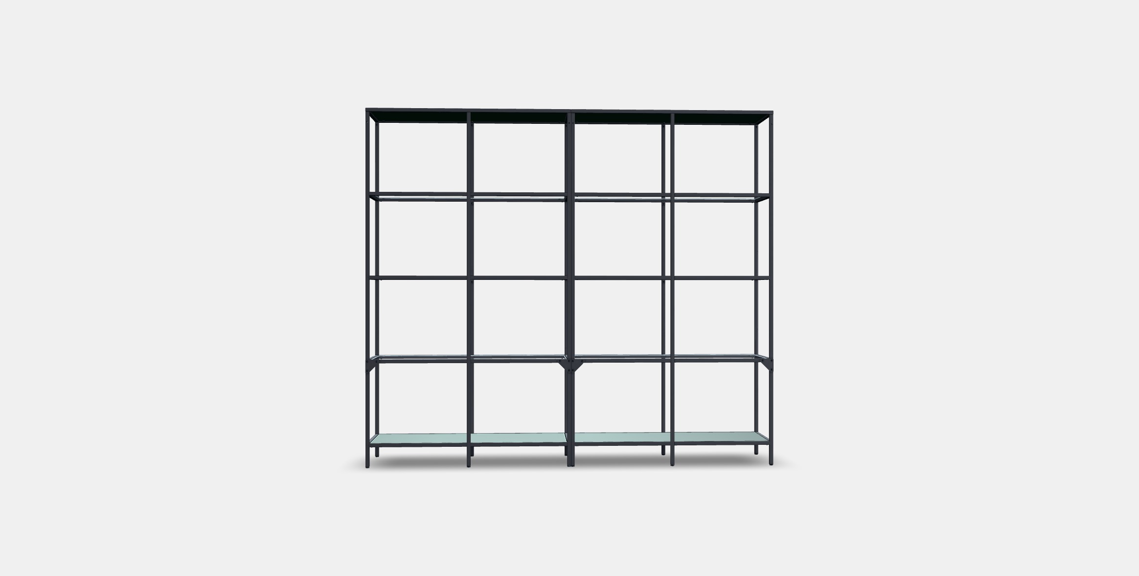 VITTSJO Storage combination 1 Low-poly 3D model_14