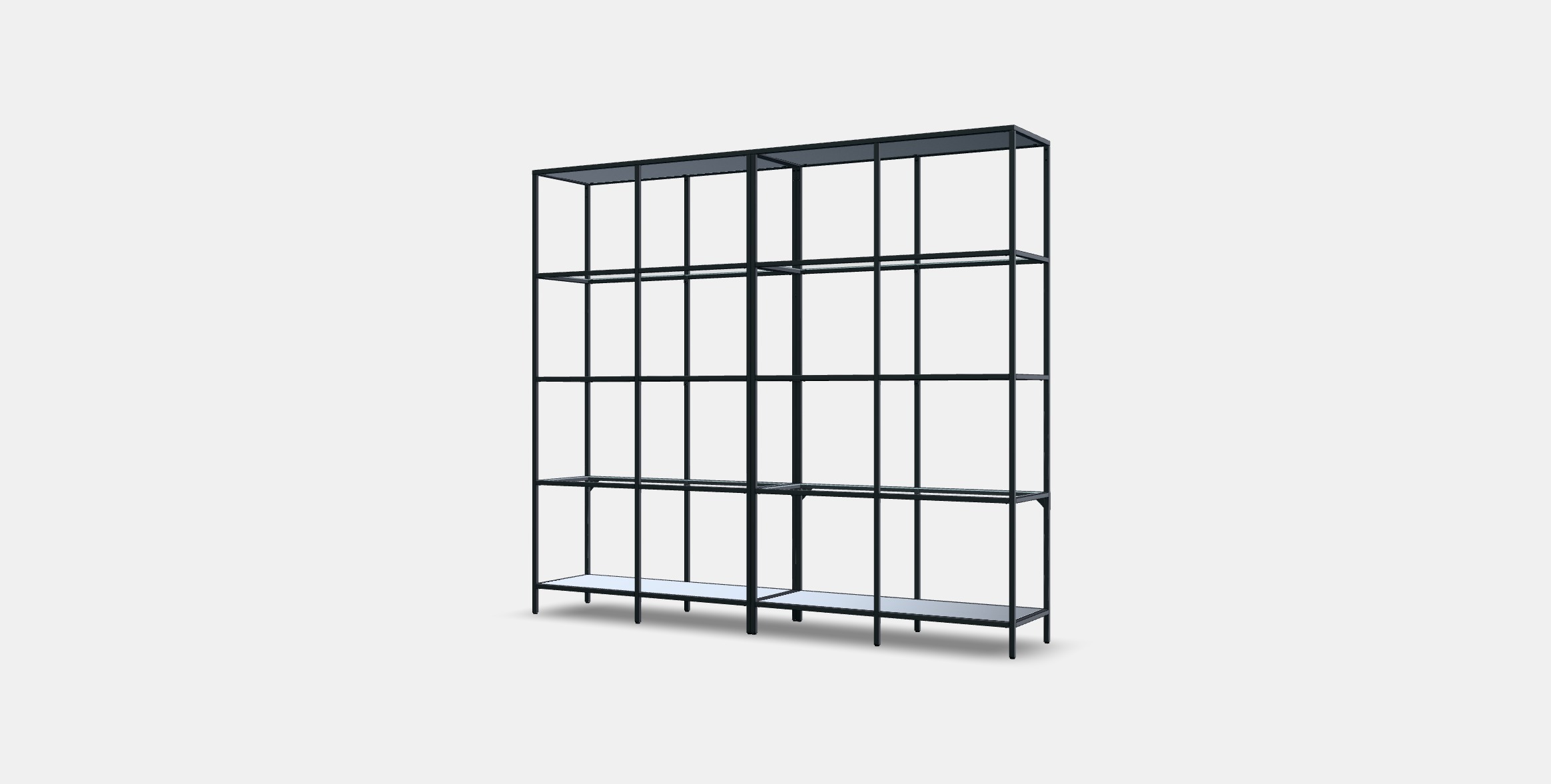 VITTSJO Storage combination 1 Low-poly 3D model_12