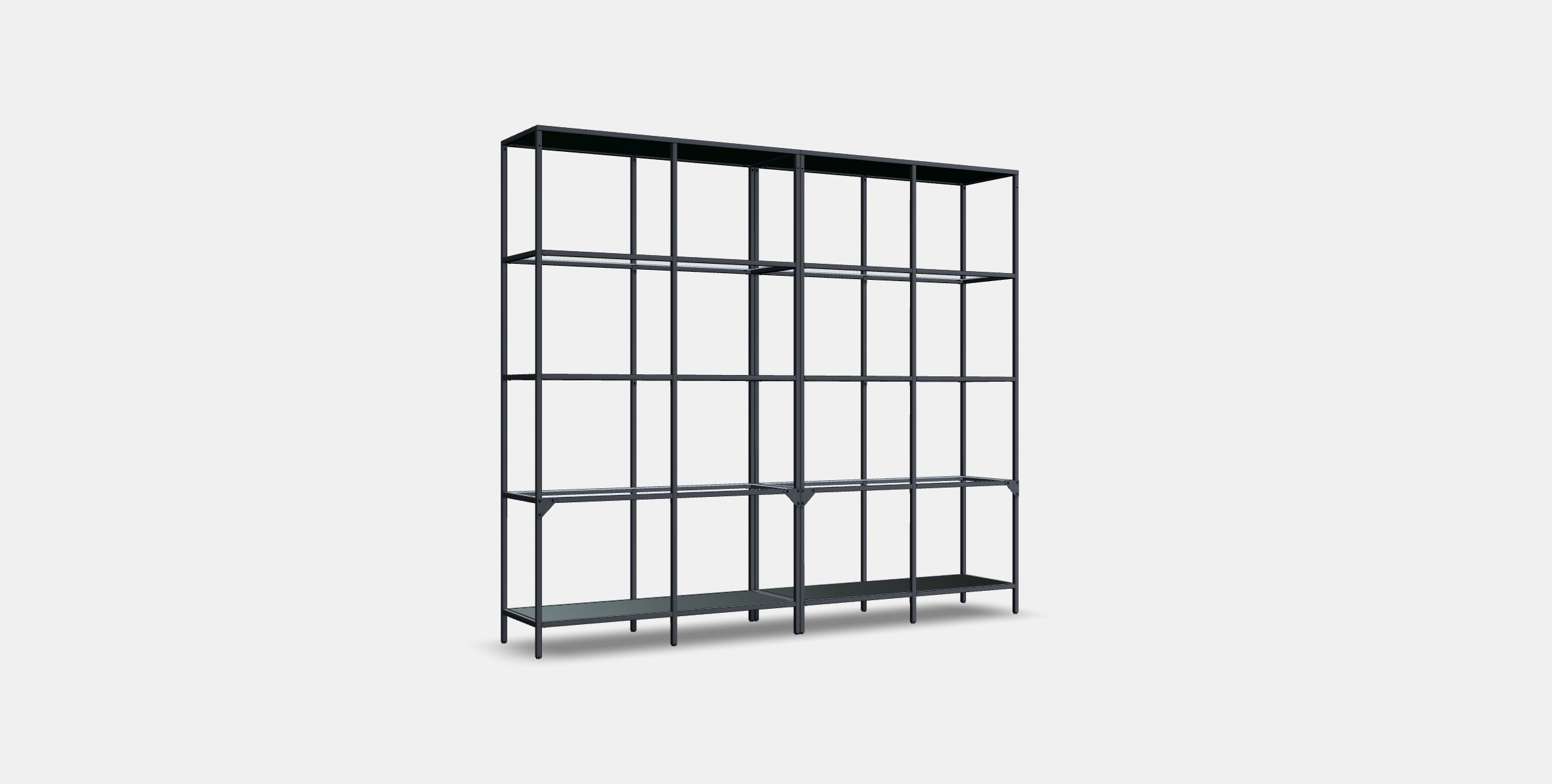 VITTSJO Storage combination 1 Low-poly 3D model_16