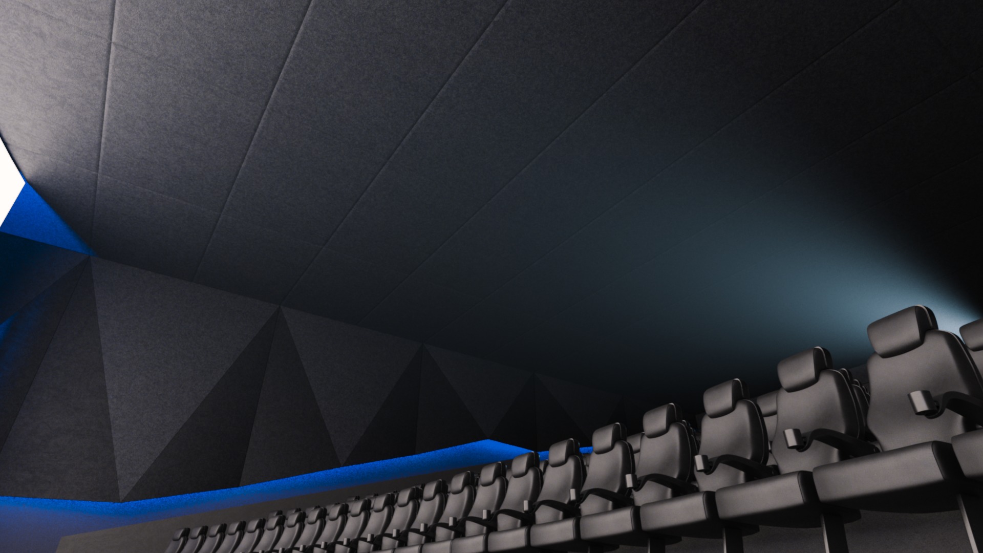 Modern High Tech Cinema Movie Theater 3D model_17