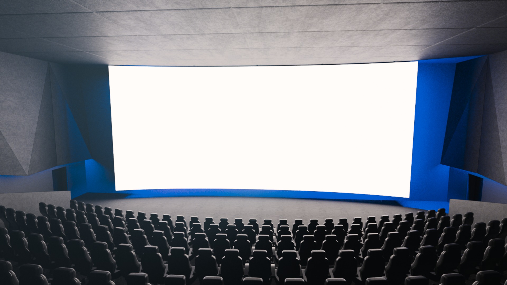 Modern High Tech Cinema Movie Theater 3D model_21