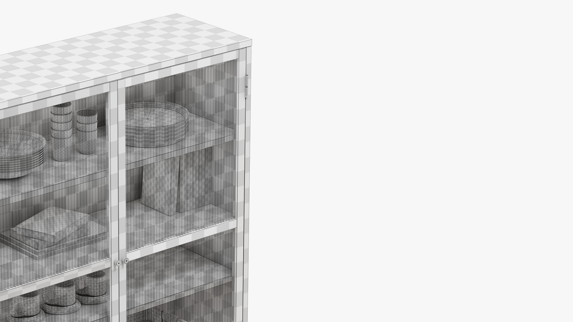 BJORN sideboard H140 3D model_7