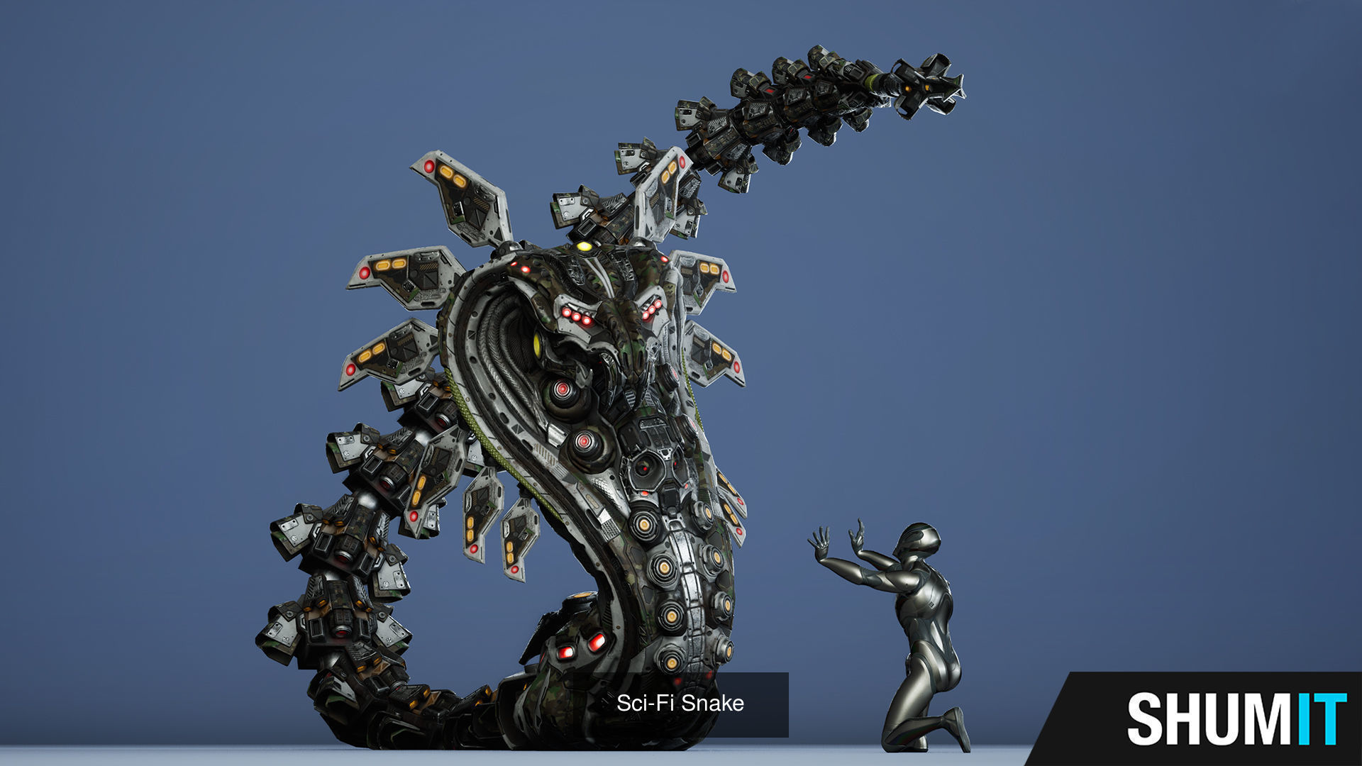 Sci-Fi Boss Pack 3D Model Collection_8